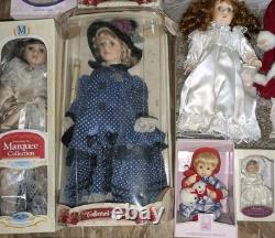 Collection de poupées en porcelaine bisque vintage et antiques