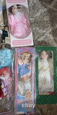 Collection de poupées en porcelaine bisque vintage et antiques