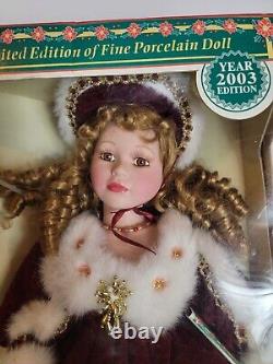 Collection de poupées en porcelaine fine Vintage Angelina Visconti édition limitée 19 NIP