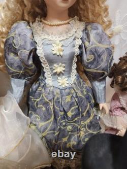 Collection de poupées en porcelaine vintage victorienne de 6 pièces, lot de jouets pour filles, cadeau ancien