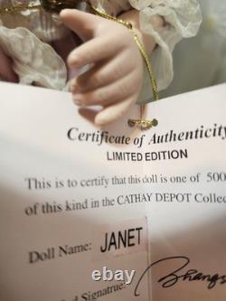 Collection de poupées en porcelaine vintage victorienne de 6 pièces, lot de jouets pour filles, cadeau ancien