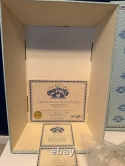 Collection porcelaine Cabbage Patch Kids 1985 poupée vintage boîte d’origine étiquettes certificat d’authenticité