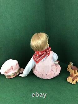 Danbury Mint Boys And Toys Complete Collection De Poupées De Porcelaine Vintage Lot De 4