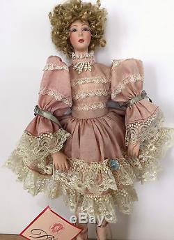 Debut De Conception Vintage Felicia Victorian Dancer Ballerine Porcelain Doll 19.5