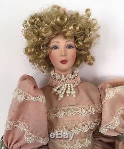 Debut De Conception Vintage Felicia Victorian Dancer Ballerine Porcelain Doll 19.5