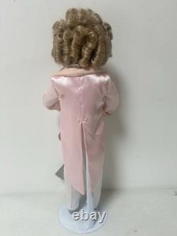 Doll en porcelaine Shirley Temple Dimples Danbury Mint Vintage (1992)