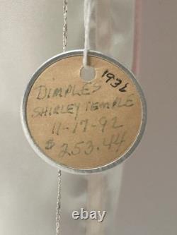 Doll en porcelaine Shirley Temple Dimples Danbury Mint Vintage (1992)