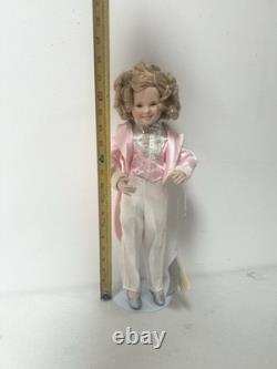 Doll en porcelaine Shirley Temple Dimples Danbury Mint Vintage (1992)