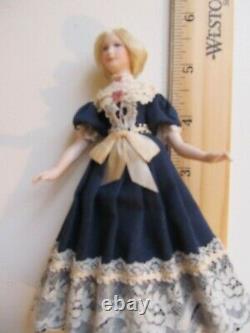 Dollhouse Miniature 112 Artisan Helen Cohen The Doll Lady Blonde Victorienne