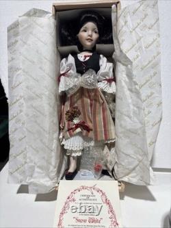 Edwin Knowles Héroïnes de la forêt Blanche-Neige poupée de collection. Neuf, boîte d’origine