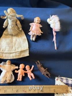 Énorme maison de poupée antique vintage, poupées bébés, berceaux, porcelaine, Madame Alexander