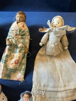 Énorme maison de poupée antique vintage, poupées bébés, berceaux, porcelaine, Madame Alexander