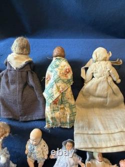 Énorme maison de poupée antique vintage, poupées bébés, berceaux, porcelaine, Madame Alexander