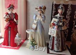 Ensemble De Poupées En Porcelaine Vintage Presidents Club Avon Mrs Albee De 13 Mib