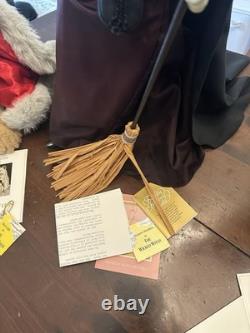 Ensemble de 4 poupées en porcelaine Franklin Heirloom Le Magicien d'Oz avec papiers en très bon état