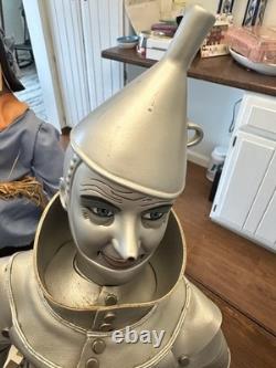 Ensemble de 4 poupées en porcelaine Franklin Heirloom Le Magicien d'Oz avec papiers en très bon état