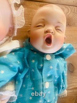 Ensemble de 4 poupées en porcelaine vintage Yolanda Bello des bébés les plus mignons signées TEL QUEL