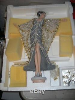 Erte Stardust Vintage Barbie Art Doll Porcelaine Édition Limitée 1ère Série Avec Boîte