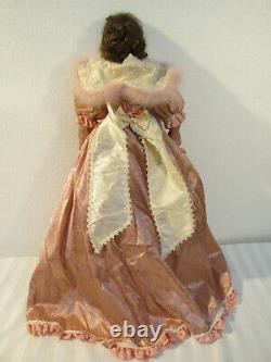 Eva Dawn Porcelain American Classic Signature Doll 30in Drew De Rose Vintage