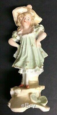 Figure De Fille Féminine En Porcelaine Vintage Shirley Temple Estate