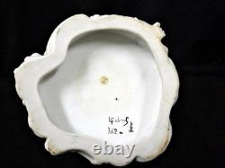 Figurine antique en porcelaine de dentelle de mariée Luigi Fabris 6,7 pouces fabriquée en Italie