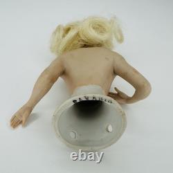 Figurine en bisque de porcelaine de mi-doll allemande vintage de Bavière Goeble, cheveux blonds, 4