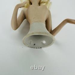 Figurine en bisque de porcelaine de mi-doll allemande vintage de Bavière Goeble, cheveux blonds, 4