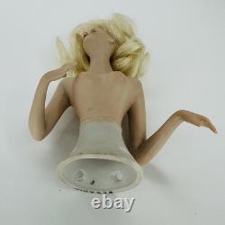 Figurine en bisque de porcelaine de mi-doll allemande vintage de Bavière Goeble, cheveux blonds, 4