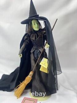Franklin Heirloom Wicked Witch Of The West Doll Wizard Of Oz 17 Inch