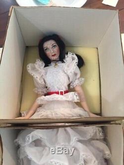 Franklin Mint Heirloom Doll Autant En Emporte Le Vent En Porcelaine Scarlett O'hara 19