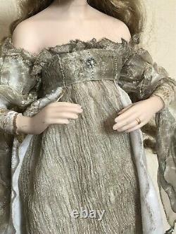 Franklin Mint Heirloom Reine Guinevere De Camelot Porcelain Doll Vtg Rare 18