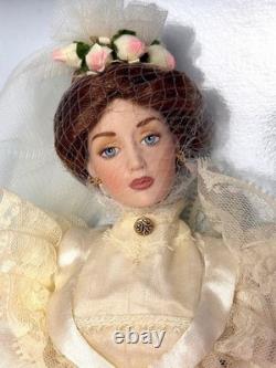 Franklin Mint Lily la mariée Gibson Girl Poupée portrait en vinyle édition limitée 1500 neuve