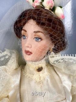 Franklin Mint Lily la mariée Gibson Girl Poupée portrait en vinyle édition limitée 1500 neuve