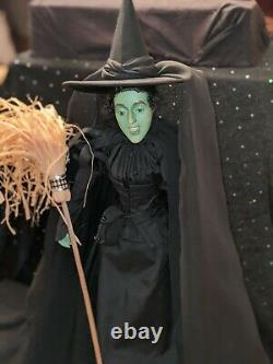 Franklin Mint, Wicked Witch Of The West, Du Magicien D’oz, Poupée De Porcelaine