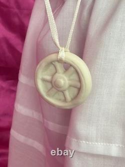 Gaby Rademann Poupée d'Artiste en Bisque Allemande Linda Cheveux Humains Yeux en Verre LE 50 Signée