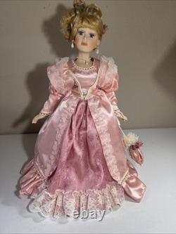 Galeries de poupées en porcelaine vintage femmes de l'Ouest Coll. Rose