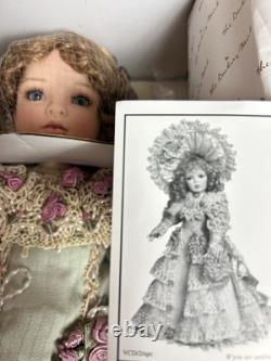 Grande poupée vintage Rhapsody in Rose par Pamela Erff, Danbury Victorian, neuve