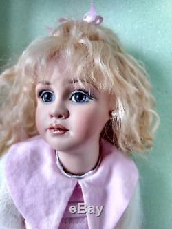 Jan Mclean Primrose II Fleurs Du Coeur Rare 1996 Porcelain Doll Coa Box Vtg