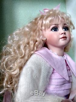 Jan Mclean Primrose II Fleurs Du Coeur Rare 1996 Porcelain Doll Coa Box Vtg