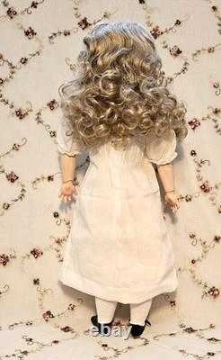 Jolie poupée allemande antique de 20 pouces - C. M. Bergmann - superbe BJB, vêtements anciens