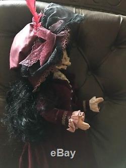 Katherine Édition Spéciale Skull Dolly Vintage Poupée Rembourrée Ooak Gothic