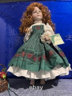LE FABRICANT DE POUPEES VTG Apple Annie et Apple Andy Ensemble EN PORCELAINE COMPLÈTE Par Linda Rick
