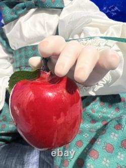 LE FABRICANT DE POUPEES VTG Apple Annie et Apple Andy Ensemble EN PORCELAINE COMPLÈTE Par Linda Rick