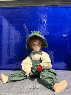 LE FABRICANT DE POUPEES VTG Apple Annie et Apple Andy Ensemble EN PORCELAINE COMPLÈTE Par Linda Rick