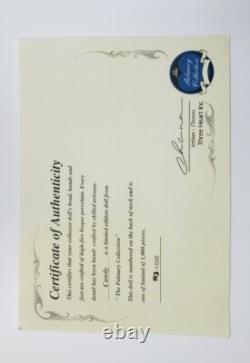 La Collection Palmary Poupée en Porcelaine Bisque Trois Cœurs CANDY Rare Limitée Vtg