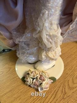 Le Créateur de Poupées - Poupée en Porcelaine Vintage/Collection avec Support