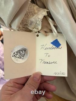 Le Créateur de Poupées - Poupée en Porcelaine Vintage/Collection avec Support