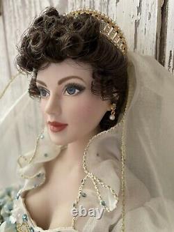 Le Franklin Mint Katya Faberge Été Russe Mariée Porcelaine Collector Doll
