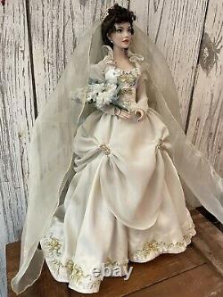 Le Franklin Mint Katya Faberge Été Russe Mariée Porcelaine Collector Doll