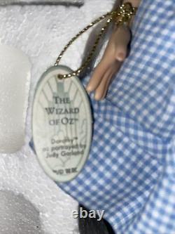 Le Magicien D'oz Porcelaine Dorothy Doll Collection, 3 Ornements Beautiful